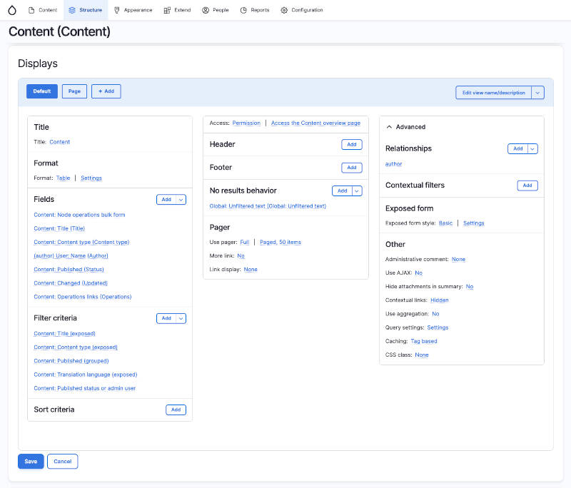 GMIweb.net Drupal Views in core